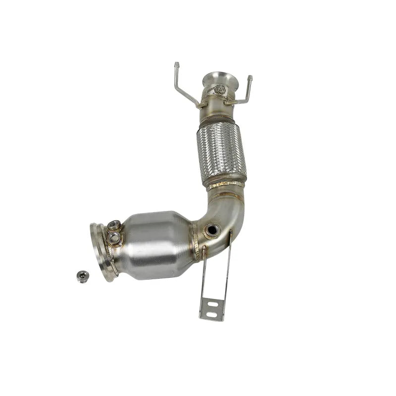 aFe Twisted Steel Street Down-Pipe 14-19 MINI Cooper S L4-2.0L (48-36322-HC)