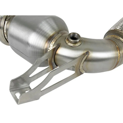 aFe Twisted Steel Street Down-Pipe 14-19 MINI Cooper S L4-2.0L (48-36322-HC)