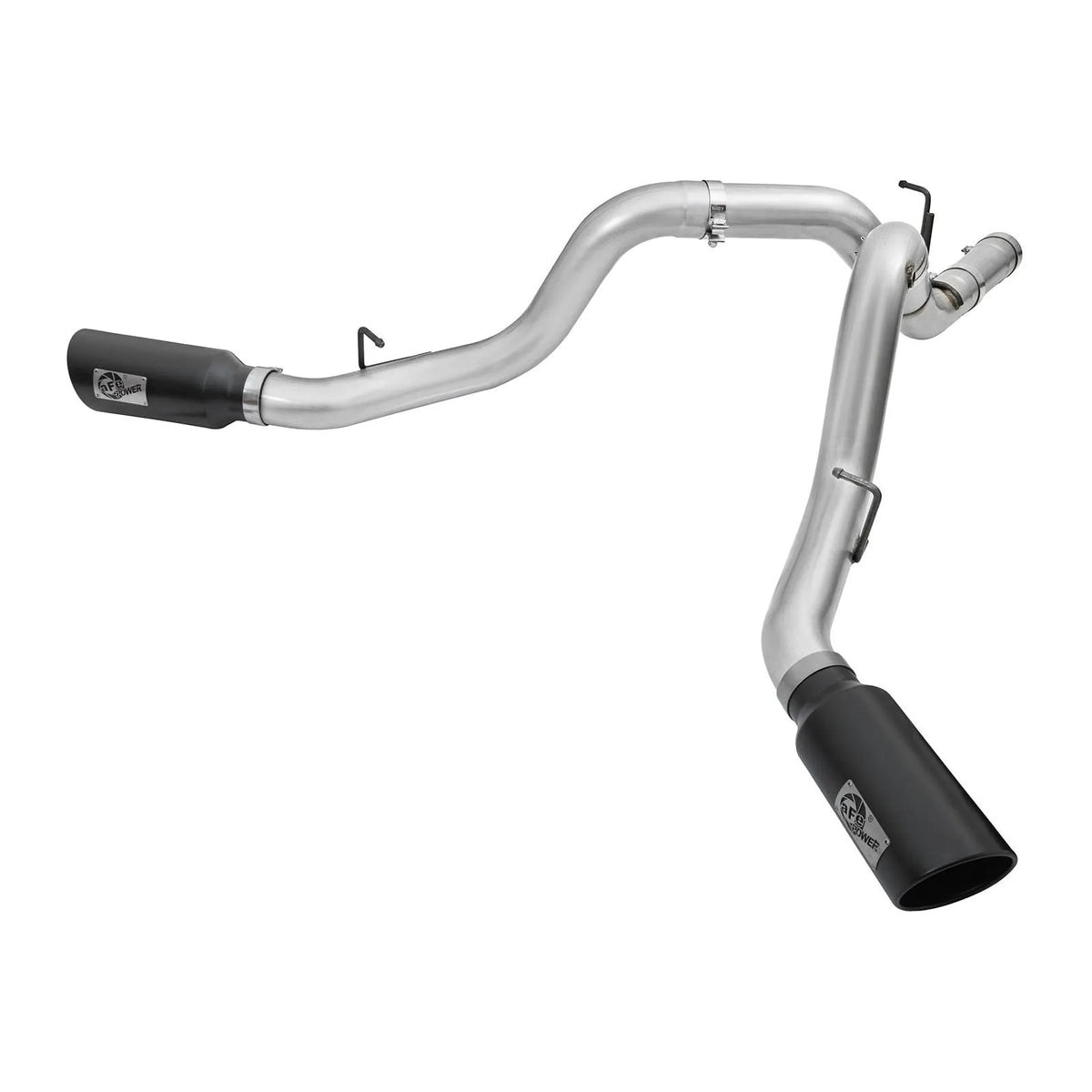 aFe Atlas 4in Dual DPF-Back Exhaust | GM 16-19 Silverado/Sierra 2500/3500 (49-04080-B)