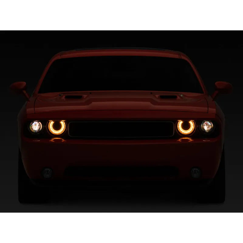 Raxiom 08-14 Challenger Halo Projctr Headlights | Dodge Challenger (CH3761)