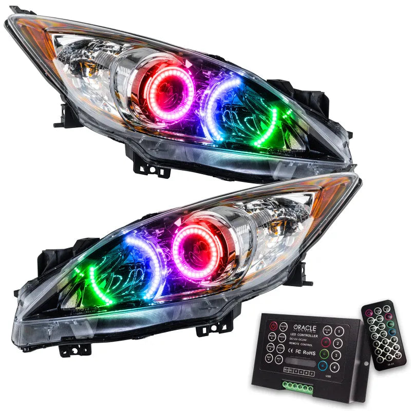 Oracle Mazda 3/Speed 3 SMD HL Halogen ColorSHIFT Headlights | Mazda 3/Speed 3 (09-13) (7100-333)