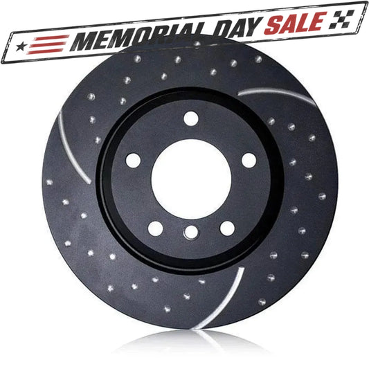EBC GD Drilled & Slotted Rear Rotor Set | 2016-2021 Honda Civic (GD7752)