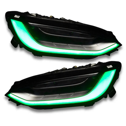 ORACLE Lighting 16-21 Tesla X D&C ColorSHIFT Headlight & Fog DRL Kit | Tesla X (1467-332)