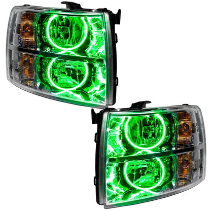 Oracle 07-13 Chevy Silverado LED Halo Headlights | 1500/HD Classic 07-13 (7007-004)