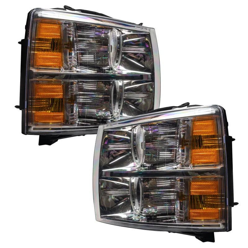 Oracle 07-13 Chevy Silverado LED Halo Headlights | 1500/HD Classic 07-13 (7007-004)
