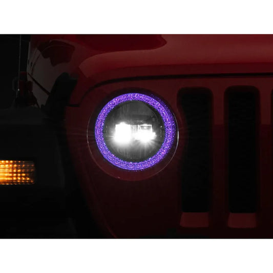 Raxiom 18-22 Jeep JL/JT Axial 9-Inch RGB Headlights | Jeep Wrangler/Gladiator (J142668)