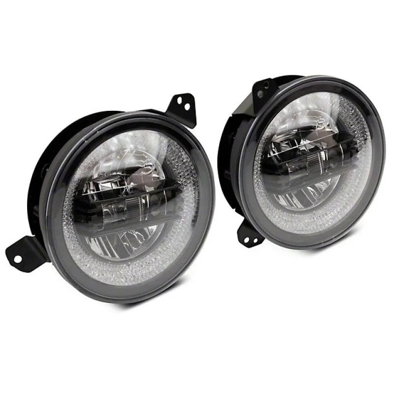 Raxiom 18-22 Jeep JL/JT Axial 9-Inch RGB Headlights | Jeep Wrangler/Gladiator (J142668)