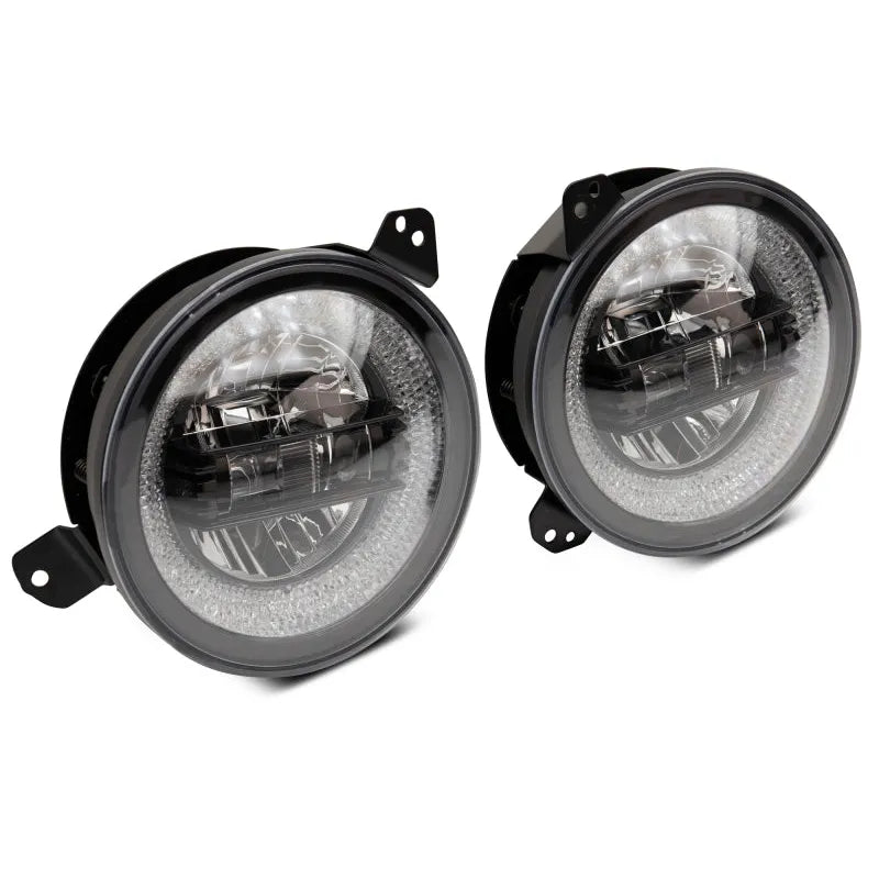 Raxiom 18-22 Jeep JL/JT Axial 9-Inch RGB Headlights | Jeep Wrangler/Gladiator (J142668)