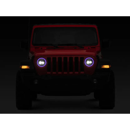 Raxiom 18-22 Jeep JL/JT Axial 9-Inch RGB Headlights | Jeep Wrangler/Gladiator (J142668)