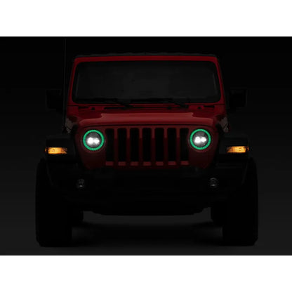 Raxiom 18-22 Jeep JL/JT Axial 9-Inch RGB Headlights | Jeep Wrangler/Gladiator (J142668)