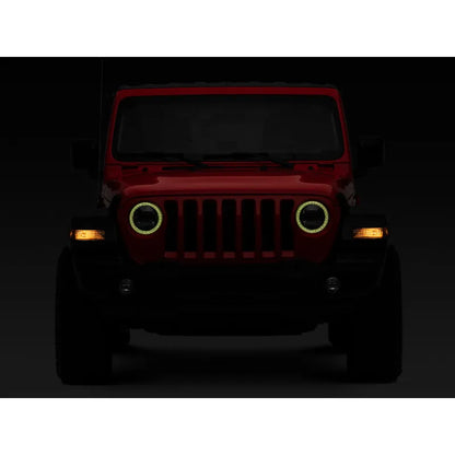 Raxiom 18-22 Jeep JL/JT Axial 9-Inch RGB Headlights | Jeep Wrangler/Gladiator (J142668)