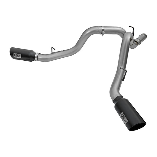 aFe HD 4in Dual DPF-Back SS Exhaust | GM Duramax (15-19) (49-44080-B)