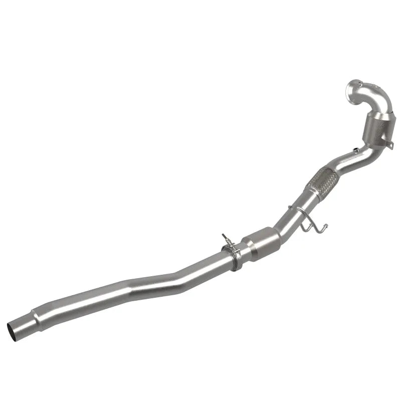 aFe Twisted Steel 3in SS Down Pipe w/ Cat | VW Golf R MKVII/Volkswagen R (13-20) (48-36411-1YC)