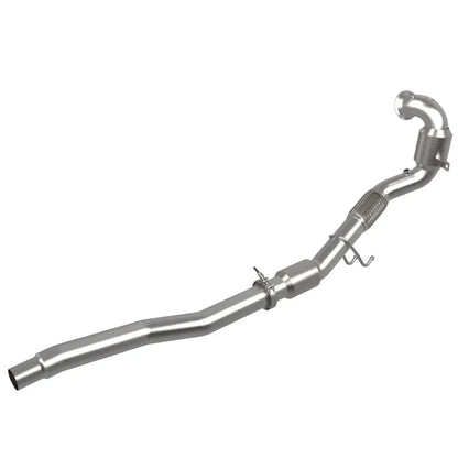 aFe Twisted Steel 3in SS Down Pipe w/ Cat | VW Golf R MKVII/Volkswagen R (13-20) (48-36411-1YC)