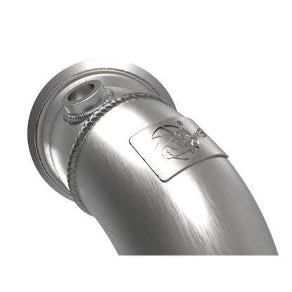 aFe Twisted Steel 3in SS Down Pipe w/ Cat | VW Golf R MKVII/Volkswagen R (13-20) (48-36411-1YC)