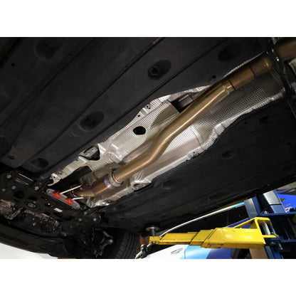 aFe Twisted Steel 3in SS Down Pipe w/ Cat | VW Golf R MKVII/Volkswagen R (13-20) (48-36411-1YC)