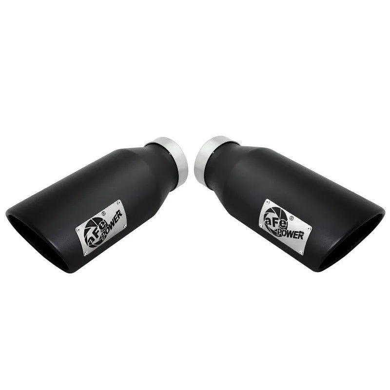 aFe Large Bore HD 4in DPF-Back Exhaust w/ Black Tip | Ford F-250/350 V8 Diesel (11-16) (49-43122-B)