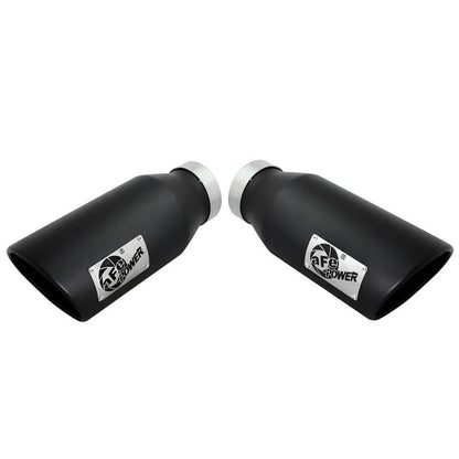 aFe Large Bore HD 4in DPF-Back Exhaust w/ Black Tip | Ford F-250/350 V8 Diesel (11-16) (49-43122-B)
