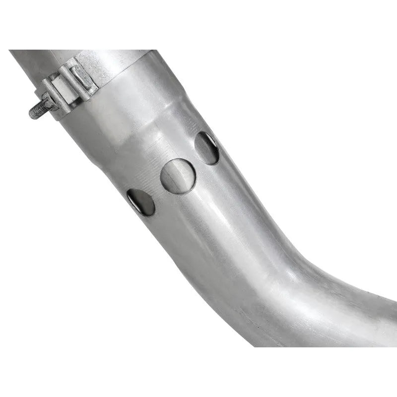 aFe Large Bore HD 4in DPF-Back Exhaust w/ Black Tip | Ford F-250/350 V8 Diesel (11-16) (49-43122-B)