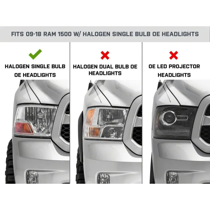 Raxiom OEM Headlights | Dodge RAM 09-18 (R118019)