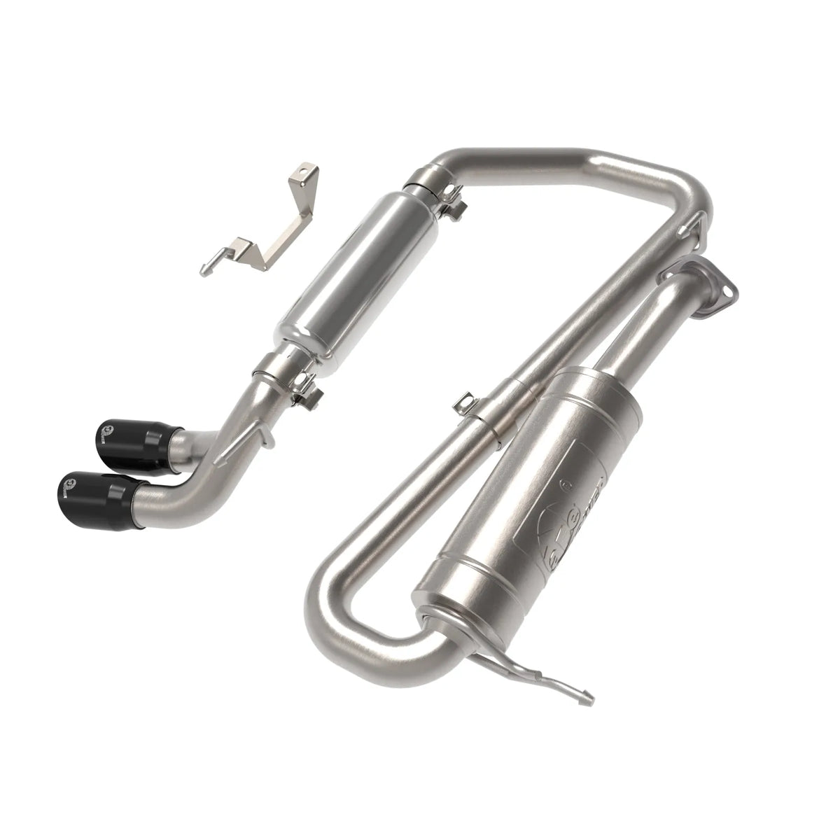 aFe 18-21 Suzuki Jimny Takeda 2-1/4in. 304 SS Cat-Back Exhaust w/ Blk Tip