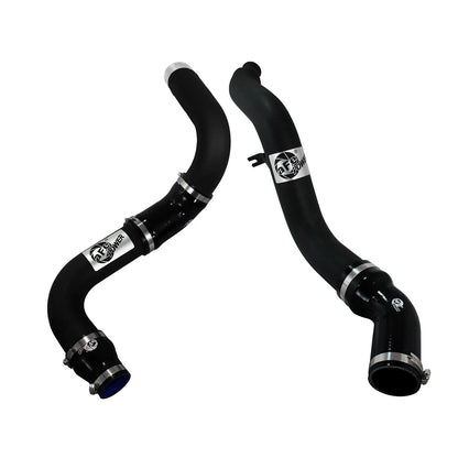 aFe Bladerunner 3in Black Intercooler Hot and Cold Side Tubes 14-15 Dodge Ram 1500 EcoDiesel V6 3.0L