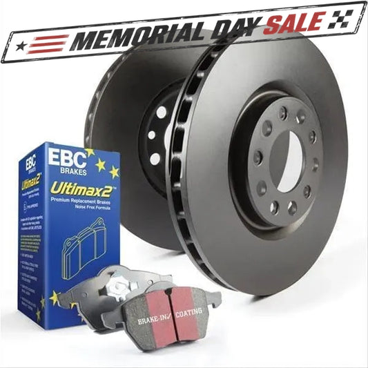 EBC Brakes Stage 1 Front Brake Upgrade Kit | 13-15 Honda Civic / 03-12 Accord (S1KF1468)