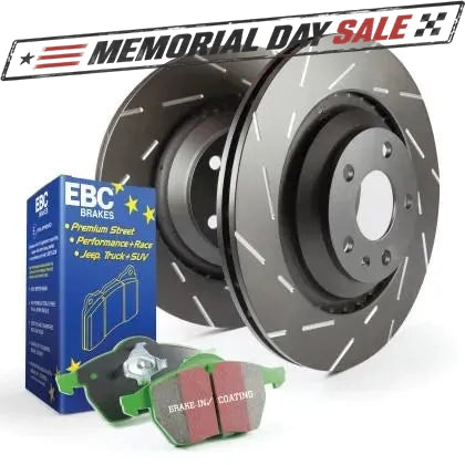 EBC Stage 2 Kits Greenstuff Pads and USR Rotors | Multiple Volkswagen / Audi Fitments (S2KF1468)