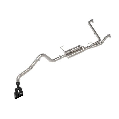 aFe 49-36140-B Vulcan SS Cat-back Exhaust w/ Black Tips For Nissan 22+
