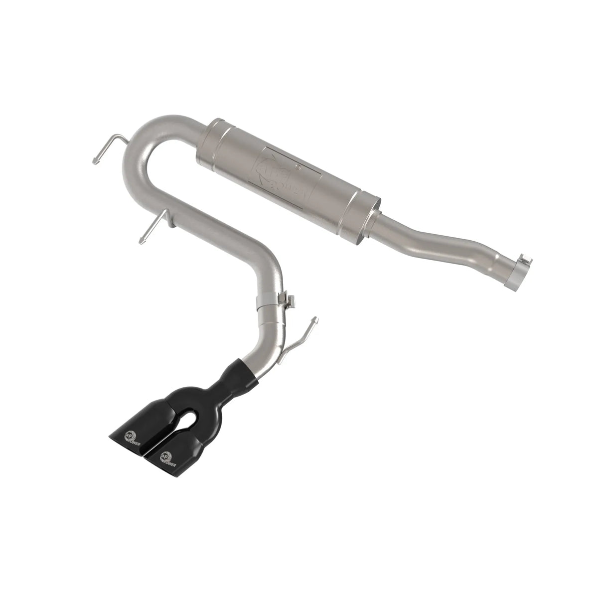 aFe 49-33155-B Cat-Back Stainless Steel w/ Black Tip For Ford Maverick 22-26