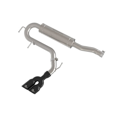 aFe 49-33155-B Cat-Back Stainless Steel w/ Black Tip For Ford Maverick 22-26