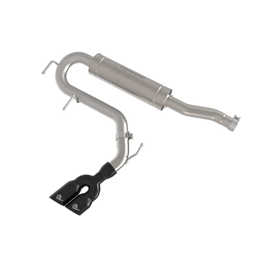 aFe 49-33155-B Cat-Back Stainless Steel w/ Black Tip For Ford Maverick 22-26