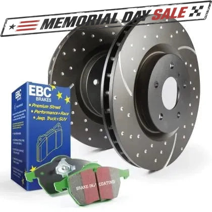 EBC Stage 10 Kits Greenstuff 2000 and GD Rotors | Multiple Volkswagen / Audi Fitments (S10KF1437)