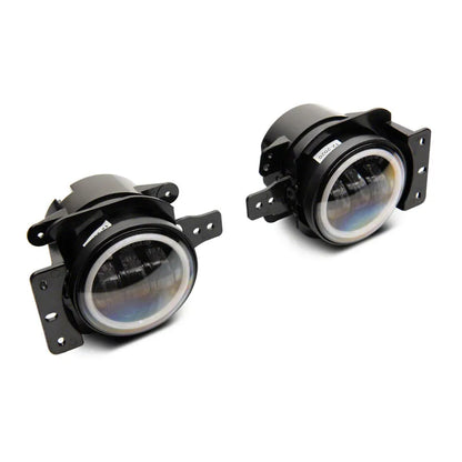 Raxiom Axial Series LED Fog Lights w/ Halo | Jeep Wrangler JK/JL & Gladiator JT (19-26) (J142669)