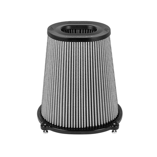 aFe Quantum Pro DRY S Air Filter | Inverted Top 5.5x4.25in Flange x 9in (21-91133)