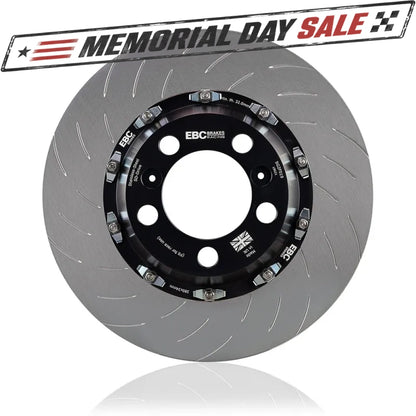 EBC Racing 2012+ Audi S3 2.0T 2 Piece Floating Conversion SG Racing Front Rotors