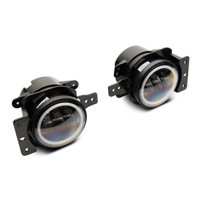 Raxiom Axial Series LED Fog Lights w/ Halo | Jeep Wrangler JK/JL & Gladiator JT (19-26) (J142669)