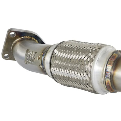 aFe Elite Twisted Steel 16-17 Honda Civic I4-1.5L 2.5in Down-Pipe | Honda Civic (48-36605)