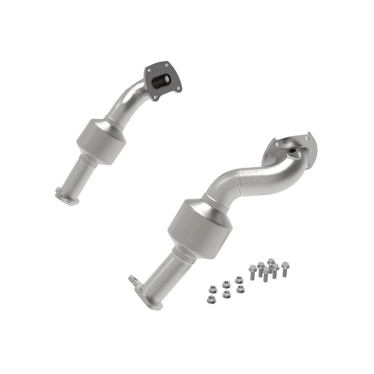 aFe Twisted Steel D&S Down Pipe 409SS w/ Cat | Toyota Tacoma V6-3.5L (16-17) (48-46012-HC)