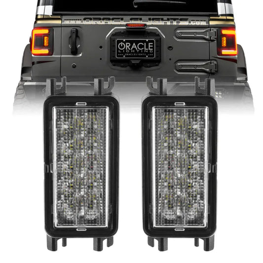 ORACLE 18+ Jeep Wrangler JL Dual Func Reverse LED Flush Taillight Amber/White (5915-JL-023)