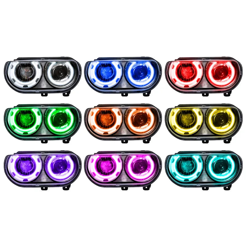 Oracle Dodge Challenger 08-26 SMD HL ColorSHIFT w/o Controller | Challenger (7132-334)