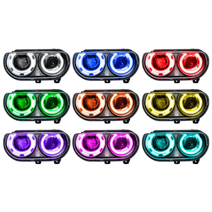 Oracle Dodge Challenger 08-26 SMD HL ColorSHIFT w/o Controller | Challenger (7132-334)