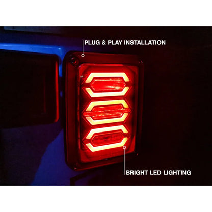 Raxiom 07-18 Jeep Wrangler JK LED Tail Lights | Jeep JK (97-18) (J106751)