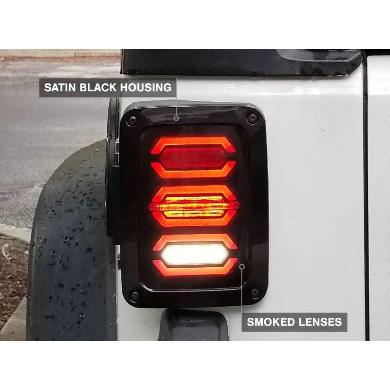 Raxiom 07-18 Jeep Wrangler JK LED Tail Lights | Jeep JK (97-18) (J106751)