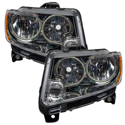 Oracle Jeep WK 10-23 Pre-Assembled Chrome Halo Headlights | WK (7070-007)