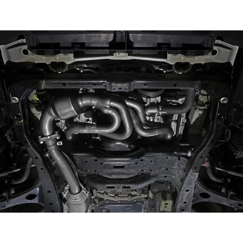 aFe Twisted Steel 1-5/8-2-1/2in SS Header w/ Cat | Subaru Outback/Legacy (09-23) (48-36804-HC)