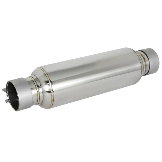 aFe MACH Force-Xp Resonator | 2.5in Inlet/Outlet x 4in Dia x 12in Body (49M10003)