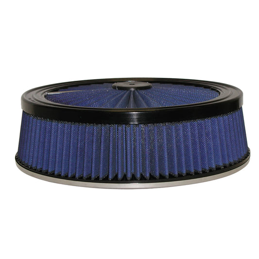 aFe MagnumFLOW Round Racing Filter | 14D x 4H (Blk/Blue) (18-31404)