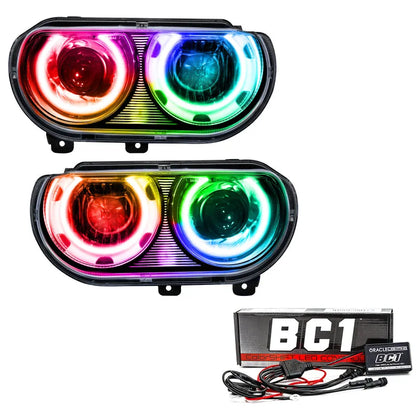 Oracle 08-14 Dodge Challenger SMD HL ColorSHIFT w/ BC1 | Challenger SRT (08-26) (7132-335)