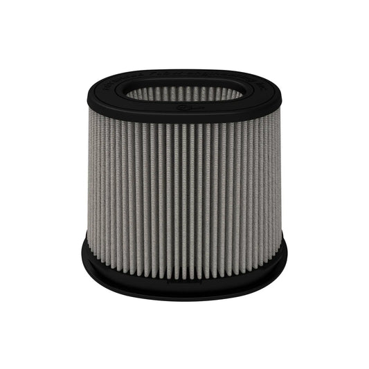aFe MagnumFLOW Pro DRY S Air Filter | 6x4in F x 8-1/2x6-1/2in B x 7-1/4x5in T (20-91205D)